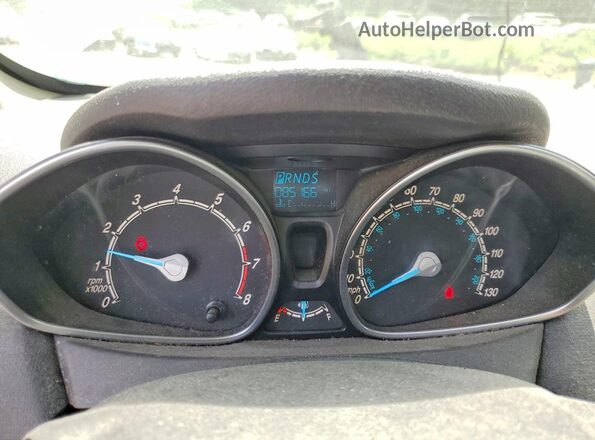 3FADP4BJ6HM113234 2017 FORD FIESTA White Instrument cluster view
