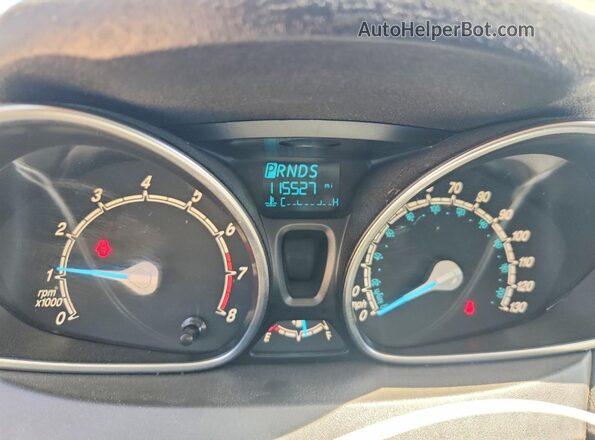 3FADP4BJ6HM153748 2017 FORD FIESTA Black Widok zestawu wskaźników