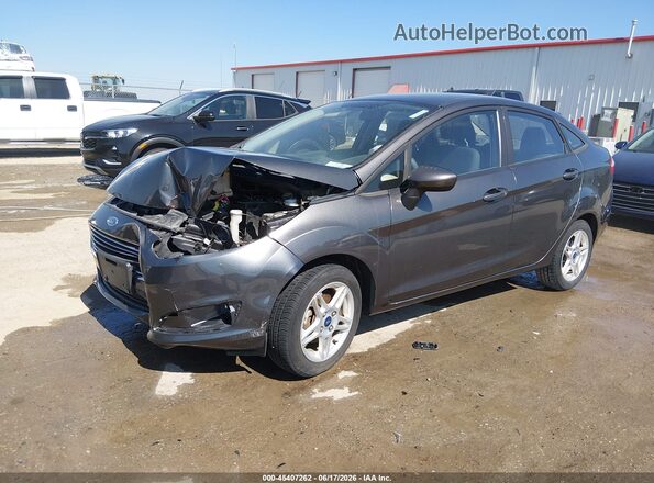 3FADP4BJ6JM104443 2018 FORD FIESTA Gray Front left