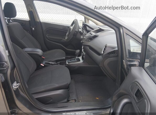 3FADP4BJ6JM127964 2018 FORD FIESTA Gray Widok wnętrza z przodu