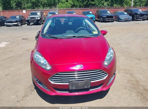 3FADP4BJ7HM155573 2017 FORD FIESTA Red Vista del cuadro de instrumentos