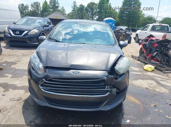 3FADP4BJ7JM135586 2018 FORD FIESTA Gray ხელსაწყოთა პანელის ხედი