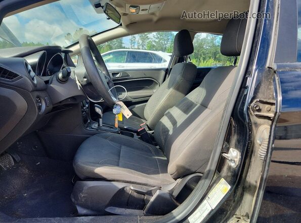 3FADP4BJ7KM123584 2019 FORD FIESTA Black Widok wnętrza z przodu