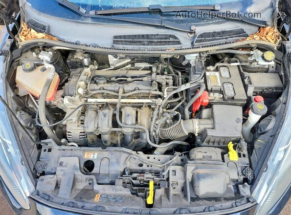 3FADP4BJ7KM123584 2019 FORD FIESTA Black Widok wnętrza z tyłu