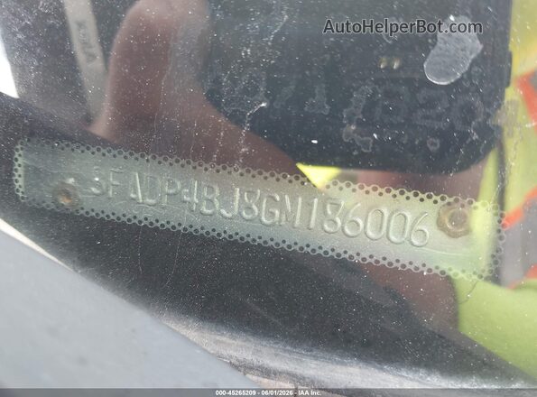 3FADP4BJ8GM186006 2016 FORD FIESTA White Вид підкапотного простору