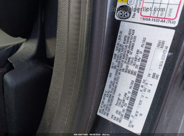 3FADP4BJ8HM157428 2017 FORD FIESTA Gray Engine compartment view