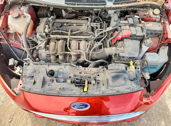 3FADP4BJ8KM104834 2019 FORD FIESTA Red Vista interior trasera