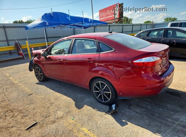 3FADP4BJ9HM147488 2017 FORD FIESTA Maroon Trasero izquierdo