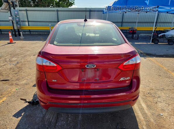 3FADP4BJ9HM147488 2017 FORD FIESTA Maroon Vista trasera