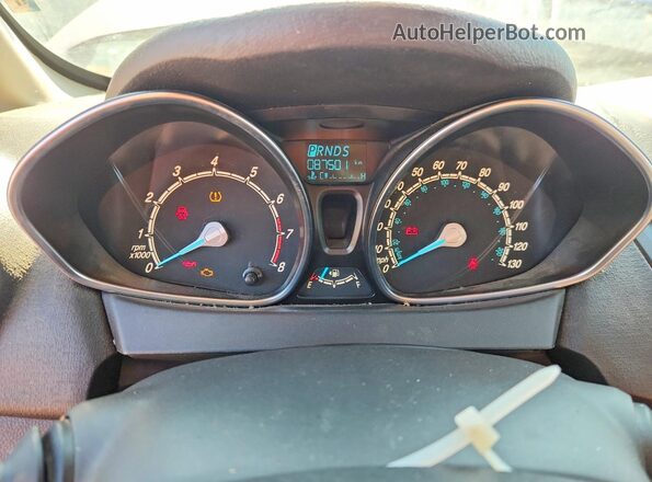 3FADP4BJ9HM147488 2017 FORD FIESTA Maroon Vista del cuadro de instrumentos