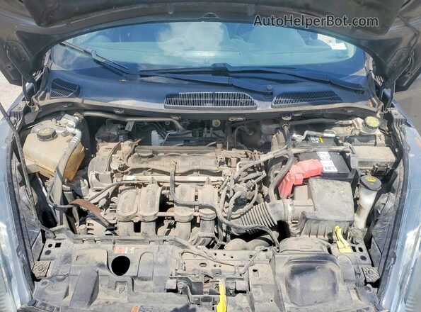 3FADP4BJ9KM136482 2019 FORD FIESTA Gray Вид задньої частини салону