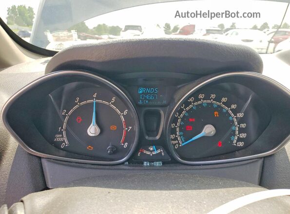 3FADP4BJ9KM136482 2019 FORD FIESTA Gray Вид щитка приладів
