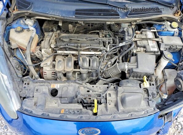 3FADP4BJ9KM153444 2019 FORD FIESTA Blue Սալոնի հետևի տեսք