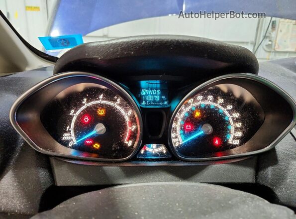 3FADP4BJXGM100940 2016 FORD FIESTA Blue Vista del cuadro de instrumentos