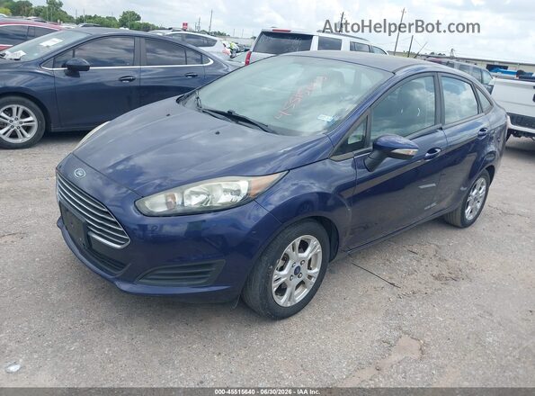 3FADP4BJXGM141004 2016 FORD FIESTA Blue Առջևի ձախ երեք քառորդ տեսարան