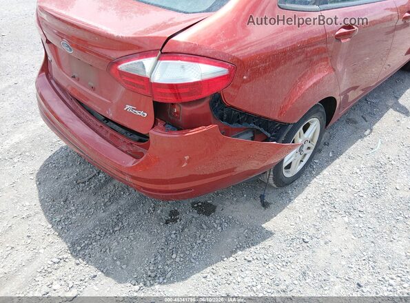 3FADP4BJXJM143732 2018 FORD FIESTA Красный Вид спереди