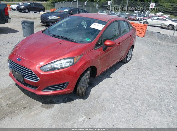 3FADP4BJXJM143732 2018 FORD FIESTA Красный Передняя левая четверть