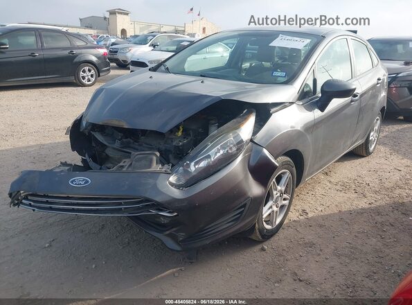 3FADP4BJXKM103877 2019 FORD FIESTA Gray Առջևի ձախ երեք քառորդ տեսարան