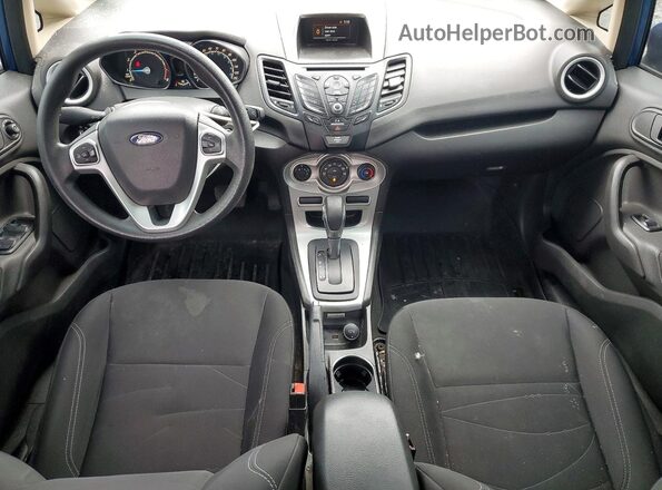 3FADP4BJXKM119674 2019 FORD FIESTA Синий Вид панели приборов