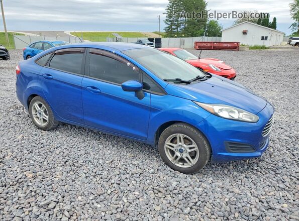 3FADP4BJXKM119674 2019 FORD FIESTA Синий Передняя правая четверть