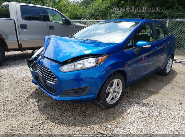 3FADP4BJXKM162167 2019 FORD FIESTA Blue წინა მარცხენა ხედი სამი მეოთხედიდან