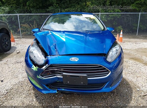 3FADP4BJXKM162167 2019 FORD FIESTA Blue ხელსაწყოთა პანელის ხედი