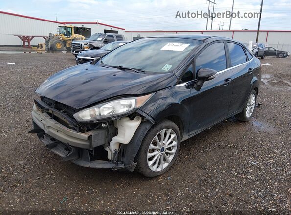 3FADP4CJ4JM144020 2018 FORD FIESTA Black Առջևի ձախ երեք քառորդ տեսարան