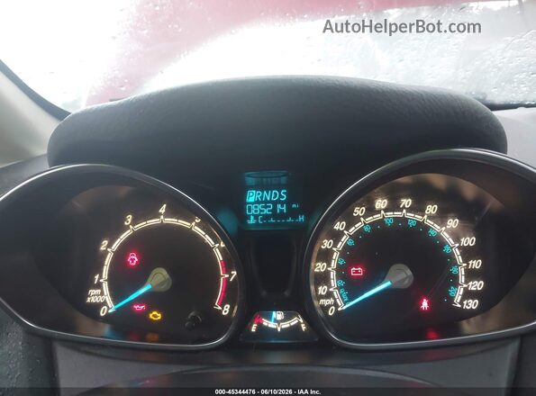 3FADP4CJ5GM163300 2016 FORD FIESTA Красный Вид задних сидений