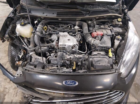 3FADP4EE3HM159621 2017 FORD FIESTA Черный Вид сзади