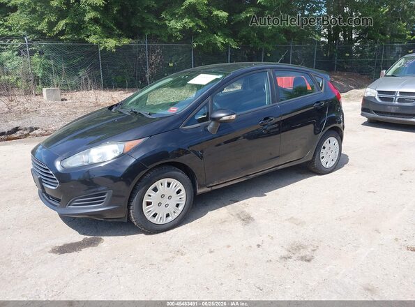 3FADP4EE5GM148862 2016 FORD FIESTA Black Przód lewy