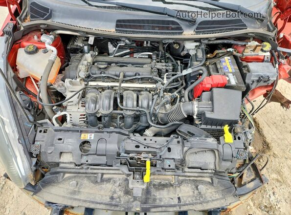 3FADP4EJ0KM139475 2019 FORD FIESTA Red Սալոնի հետևի տեսք