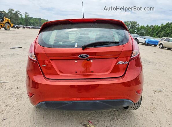3FADP4EJ0KM139475 2019 FORD FIESTA Red Հետևի տեսք