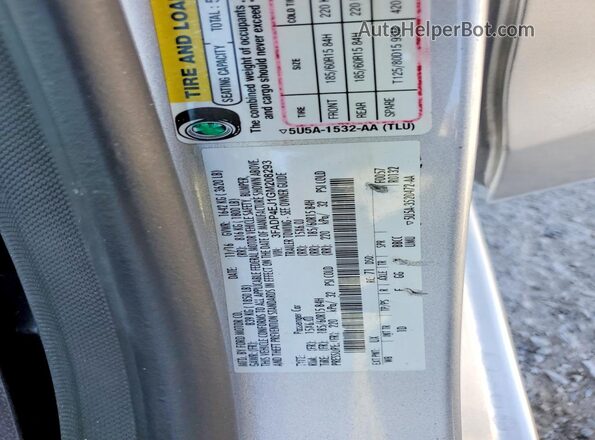 3FADP4EJ1GM208293 2016 FORD FIESTA Серебряный 