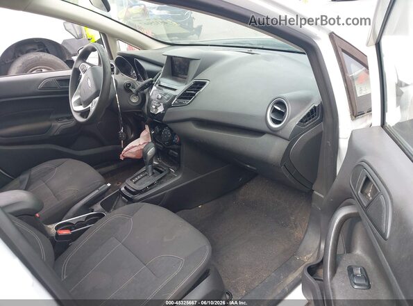 3FADP4EJ1KM124578 2019 FORD FIESTA White Widok wnętrza z przodu
