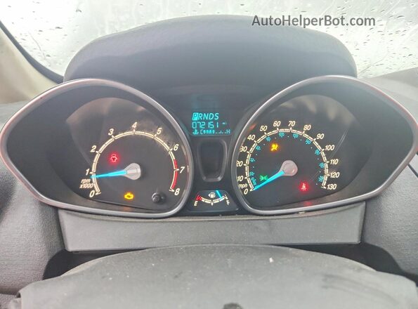 3FADP4EJ2JM106461 2018 FORD FIESTA White Vista del cuadro de instrumentos