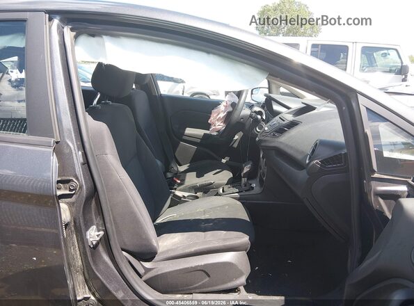 3FADP4EJ2JM109201 2018 FORD FIESTA Gray Вид салону спереду