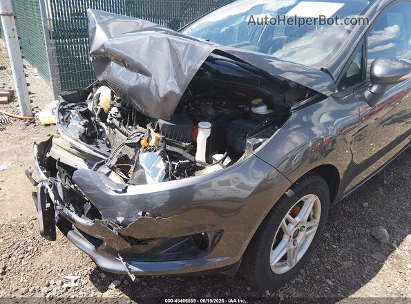 3FADP4EJ2JM109201 2018 FORD FIESTA Gray Вид спереду