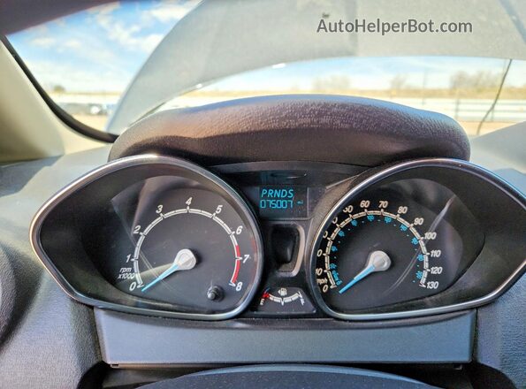 3FADP4EJ3HM122520 2017 FORD FIESTA Gray Instrument cluster view