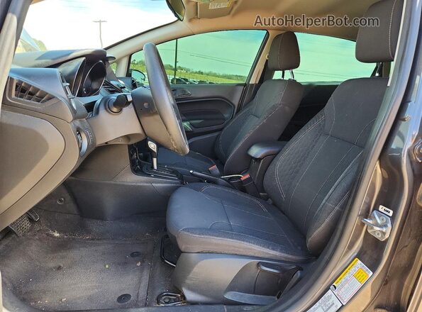 3FADP4EJ3HM122520 2017 FORD FIESTA Gray Front interior view