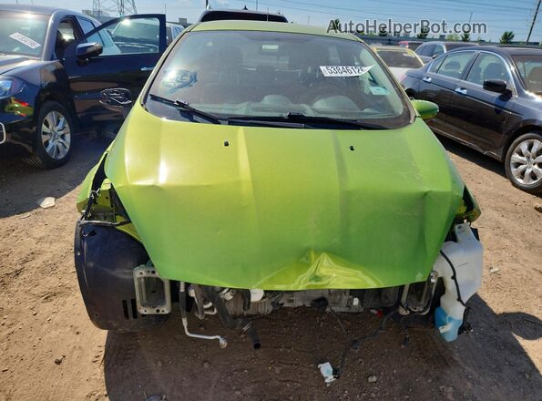 3FADP4EJ3JM142658 2018 FORD FIESTA Зеленый Вид спереди