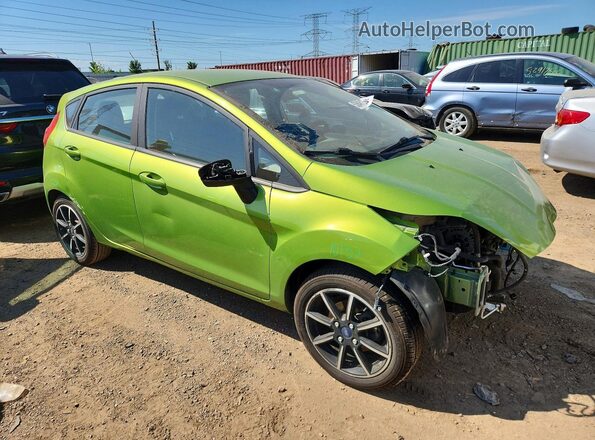 3FADP4EJ3JM142658 2018 FORD FIESTA Зеленый Передняя правая четверть