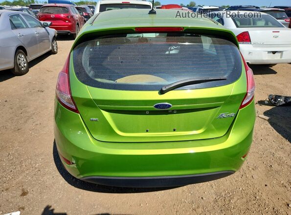 3FADP4EJ3JM142658 2018 FORD FIESTA Зеленый Вид сзади