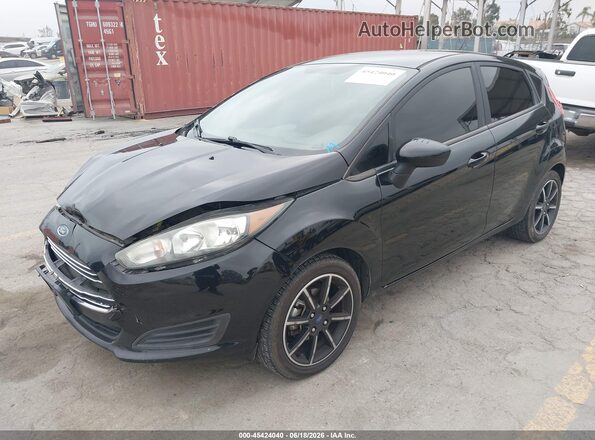 3FADP4EJ3JM144362 2018 FORD FIESTA Black Առջևի ձախ երեք քառորդ տեսարան