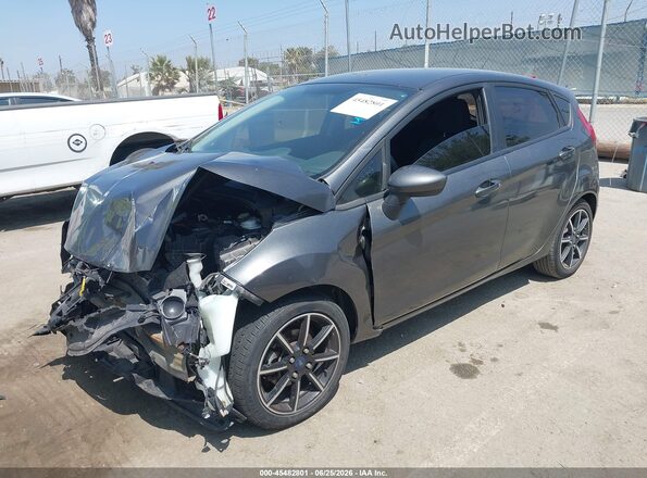 3FADP4EJ3KM132021 2019 FORD FIESTA Gray წინა მარცხენა ხედი სამი მეოთხედიდან