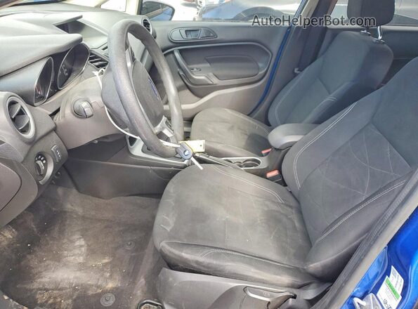 3FADP4EJ4KM119553 2019 FORD FIESTA Blue წინა სალონის ხედი