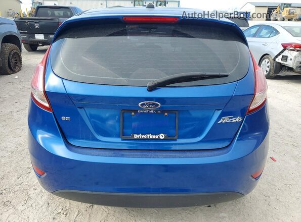 3FADP4EJ4KM119553 2019 FORD FIESTA Blue უკანა ხედი