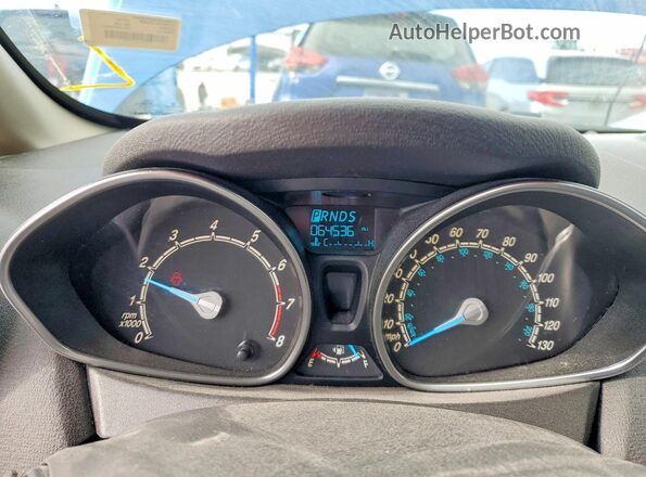 3FADP4EJ4KM119553 2019 FORD FIESTA Blue ხელსაწყოთა პანელის ხედი