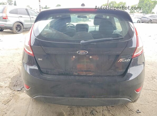 3FADP4EJ4KM143299 2019 FORD FIESTA Black Rear view