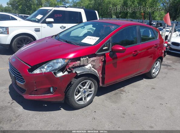 3FADP4EJ5HM113088 2017 FORD FIESTA Красный Передняя левая четверть