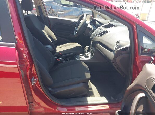 3FADP4EJ5HM113088 2017 FORD FIESTA Красный Вид салона спереди